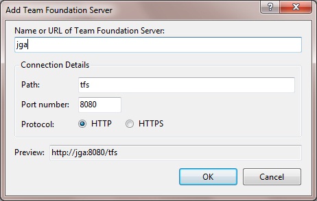 Figure 4 - Add Team Foundation Server